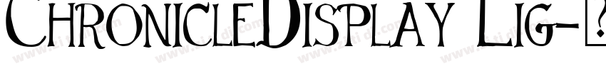 ChronicleDisplay Lig字体转换